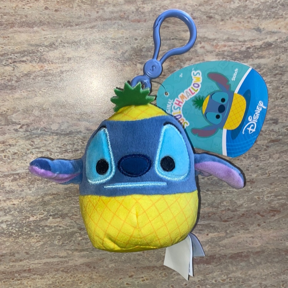 Disney Squishmallows Stitch Pineapple Plush
